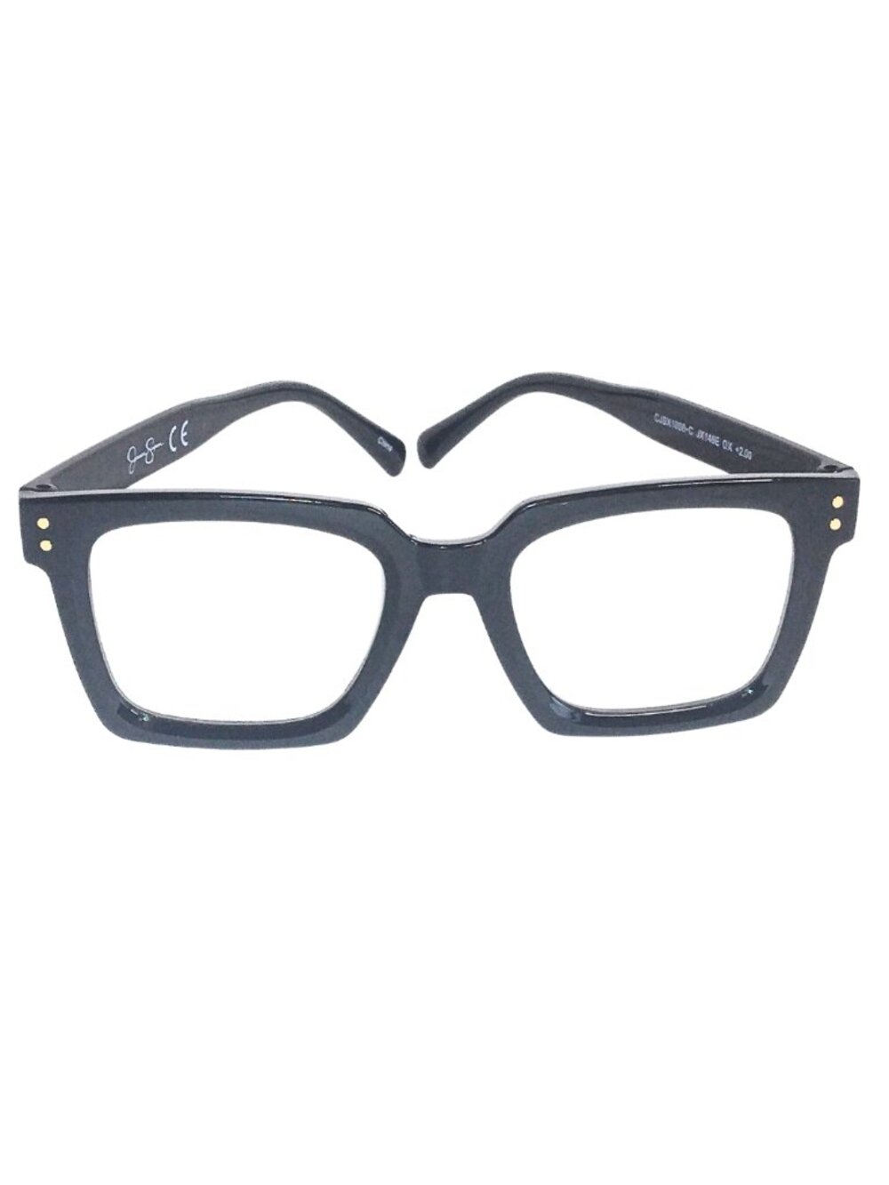 NWOT - JESSICA SIMPSON WOMEN'S READING GLASSES +2.00 - BLACK FRAME